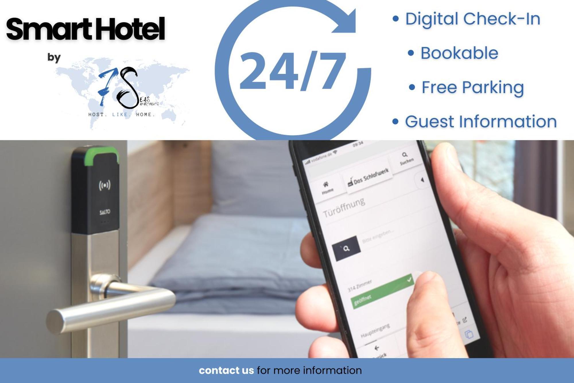 7Seas Boutique Aparthotel Homburg - Stilvoll, Digital & Ideal Fuer Familie & Business Luaran gambar